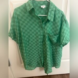 Green checkered set